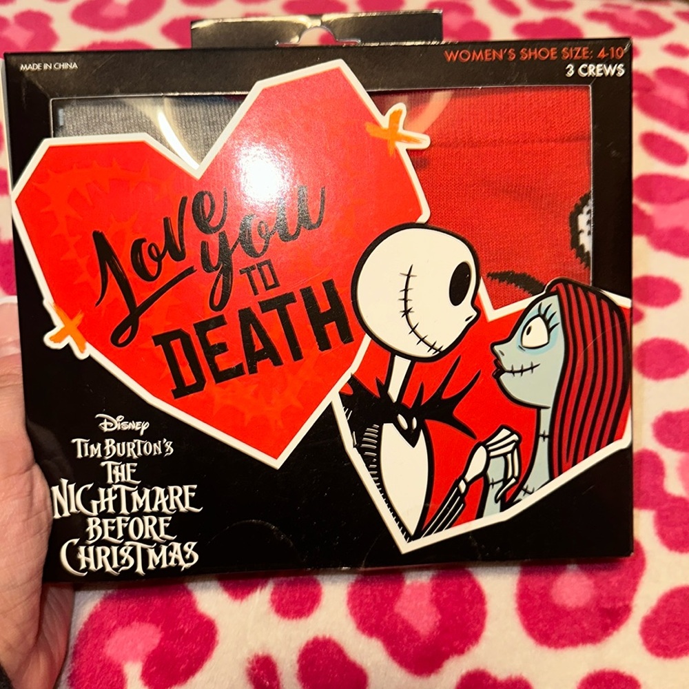 Target Nightmare Before Christmas’s Valentines days sock pack